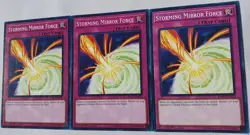 Yugioh 3x Storming Mirror Force (1x LEDD-ENB22 & 2x SDCL-EN038) Common 1st Ed NM - Image 3