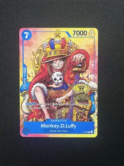 2024 One Piece Monkey.D.Luffy P-043 2nd Anniversary Stamped Convention Promo TCG - Image 1