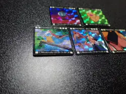 Pokemon GB Pocket Mini Card Prism Holo x5 Ash Pikachu etc #5724 - Image 2