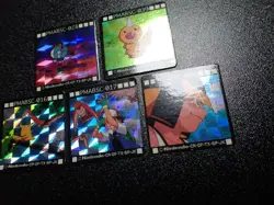 Pokemon GB Pocket Mini Card Prism Holo x5 Ash Pikachu etc #5724 - Image 4