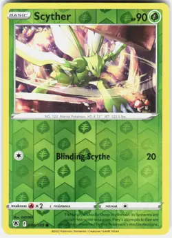 Scyther 004 Reverse Holo Pokemon SWSH10: Astral Radiance 004/189 NM - Image 1