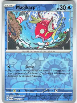 Magikarp Reverse Holo Pokemon SV01: Scarlet & Violet Base Set 044/198 NM - Image 1