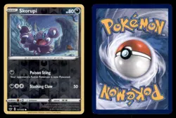 Skorupi 121/202 Common Sword & Shield Pokemon TCG Reverse Holo NM - Image 3