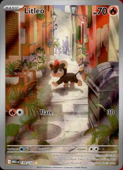Litleo 139/132 Holofoil - Pokemon ME01: Mega Evolution - Image 1