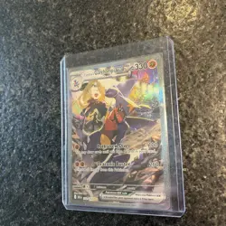 Pokemon Destined Rivals - Cynthia's Garchomp ex SIR Full Art Holo 232/182 NM - Image 2