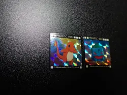 Pokemon GB Pocket Mini Card Prism Holo x2 Charmander & Bulbasaur #5722 VG - Image 2