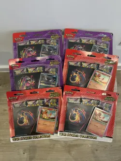 6 x Pokemon TCG - Ascended Heroes Tech Sticker Collection - Image 1