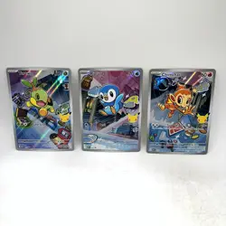 Pokemon TCG First Partner Illustration Collection Series 1 Gen 4 Sinnoh Starters - Image 1