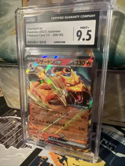 2023 Pokemon Japanese 151 SV2a - Charizard ex 006/165 Holo CGC 9.5 - Image 2