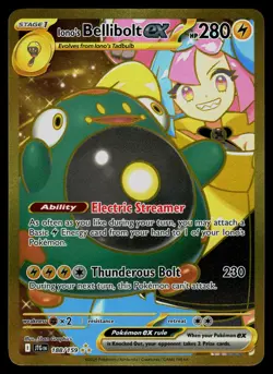 Iono's Bellibolt ex 188/159 Journey Together Hyper Rare Pokemon - Image 1