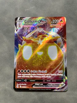 Pokemon TCG CINDERACE VMAX 45/264 Ultra Rare Full Art Fusion NM - Image 1