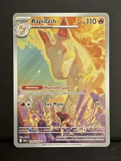 Rapidash 189/182 - Pokemon Destined Rivals - Near Mint - Image 1