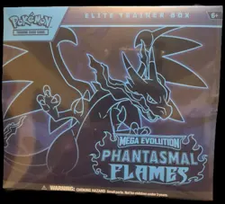 Pokemon Elite Trainer Box Mega Evolution Phantasmal Flames ETB - Factory Sealed - Image 1