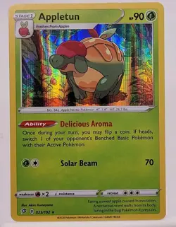 Appletun Holo Rebel Clash Pokemon Card LP - Image 1