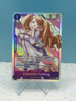 One Piece CCG A Fiat Of Divine Speed Charlotte Pudding OP11-070 Super Rare - Image 1