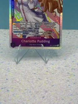 One Piece CCG A Fiat Of Divine Speed Charlotte Pudding OP11-070 Super Rare - Image 3
