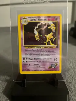 Pokemon Card Sabrina's Alakazam - Gym Challenge 16/132 - Holo Rare - Vintage - Image 2