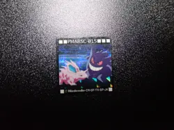 Pokemon Bros GB Pocket Mini Card Holo Prism Nidorino VS Gengar #5721 PLAY - Image 1