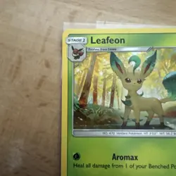 Leafeon SM237 Black Star PROMO Non-Holo Pokemon Card Near Mint NM - Image 2