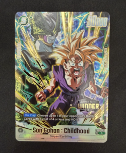 Son Gohan : Childhood - FB01-089 - Ultimate Battle Winner Promo Dragon Ball Card - Image 3