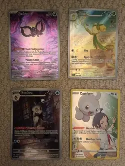 Pokemon Card TGC Illustration Rare Bundle Percharunt Castform Froslass & Dolliv - Image 1
