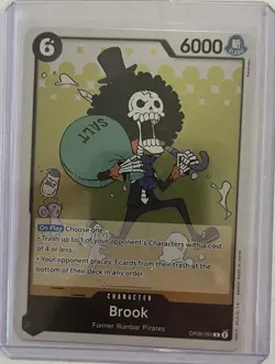 Brook OP06-092 One Piece Card Game Japanese Character NM - Image 1
