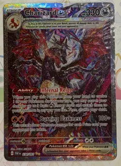 Charizard ex SIR 234/091 Paldean Fates - Single Card / Factory Crimp Error - Image 1