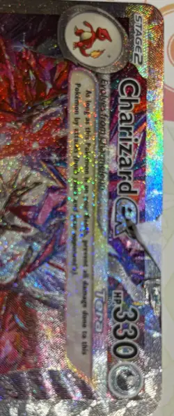 Charizard ex SIR 234/091 Paldean Fates - Single Card / Factory Crimp Error - Image 3