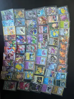 Pokemon Card Bundle Including Shiny, V's, VMAX, EX, GX, Promo - Image 1
