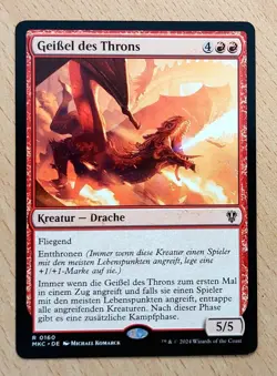MTG Magic: Geißel des Throns, Scourge of the Throne, Drache, DEUTSCH - Image 1