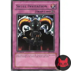 Yugioh Skull Invitation PSV-E056 Rare 1st Edition NM - Image 1