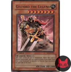 Yugioh Gilford the Legend SD5-EN001 Ultra Rare 1st Edition MP - Image 1