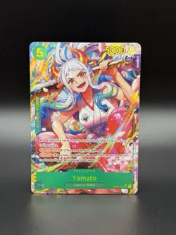 Bandai Yamato Alternate Art Foil Secret Rare Romance Dawn 5000 OP01-121 - Image 1