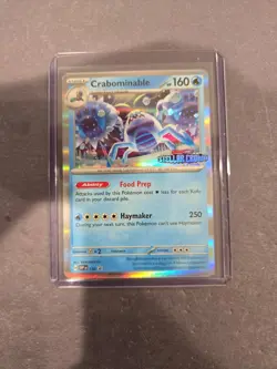 Crabominable SVP 134 Stellar Crown Prerelease Promo NM Pokemon Card - Image 1