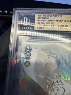 2024 Weiss Schwarz Blue Archive Japanese Asuna Ichinose Bunny Girl SP BGS 10 - Image 5