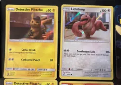 Detective Pikachu Pokemon Card Movie Promo SM190 Charmander Lickitung Shiny Card - Image 3