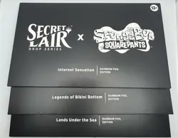 SpongeBob SquarePants MTG Secret Lair Rainbow Foil Edition Bundle 🌈 SEALED NEW - Image 4