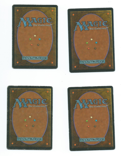 Magic MTG MISPRINT 4x Strip Mine / Burrowing Cavar Tuneles Spanish Error FBB - Image 2