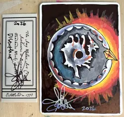 MTG ARTIST PROOF Italian Disenchant AP Sketch Amy WEBER Magic - Image 1