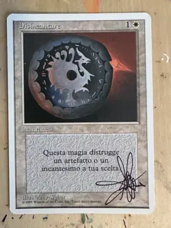 MTG ARTIST PROOF Italian Disenchant AP Sketch Amy WEBER Magic - Image 2