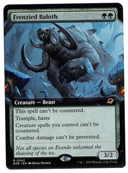 MTG Frenzied Baloth EXTENDED ART Non-Foil NM Edge of Eternities EOE #0342 Rare - Image 1