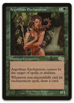 Argothian Enchantress #234 (NM) Urza's Saga USG Magic MTG - Image 1