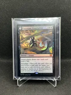 MTG Secrets Of Strixhaven, Decorum Dissertation - Foil - Image 1