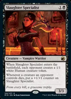Slaughter Specialist [Innistrad: Midnight Hunt] Foil Near Mint - Image 1