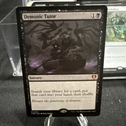 Demonic Tutor #150 (NM) Commander Masters CMM Magic MTG - Image 1