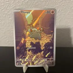 PHANPY 2024 POKEMON SURGING SPARKS ILLUSTRATION RARE 205/191 - Image 1