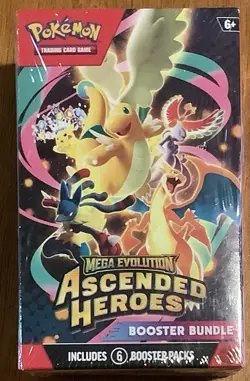 POKEMON TCG MEGA EVOLUTION ASCENDED HEROES BOOSTER BUNDLE BOX FACTORY SEALED M - Image 1