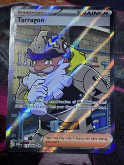 Pokemon TCG Tarragon 116/088 Surging Sparks Trainer Supporter Ultra Rare Holo - Image 1