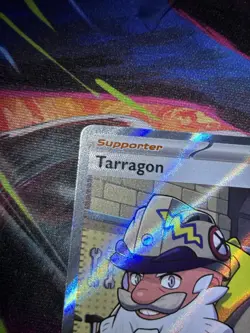 Pokemon TCG Tarragon 116/088 Surging Sparks Trainer Supporter Ultra Rare Holo - Image 3