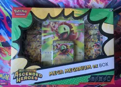 Pokemon TCG Mega Evolution Ascended Heroes Mega Meganium Ex Box Sealed New - Image 1
